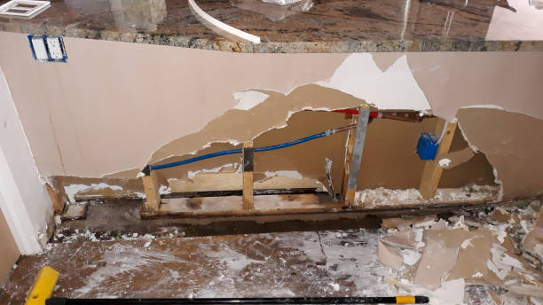 Water damage restoration process in Longtown, OK